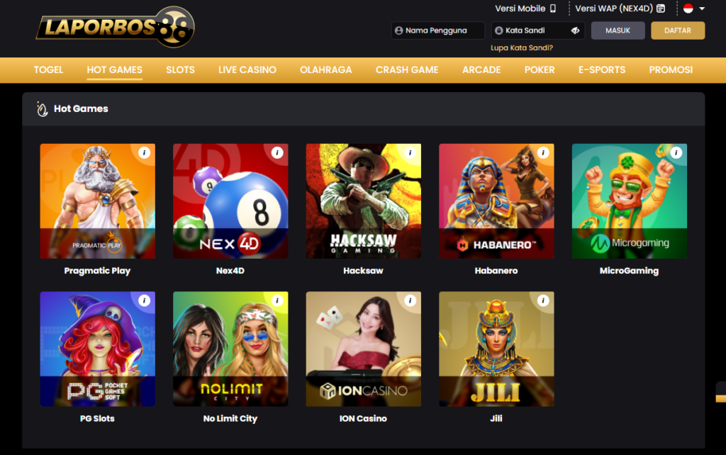 LAPORBOS88: Situs slot gacor online terpercaya anti rungkat